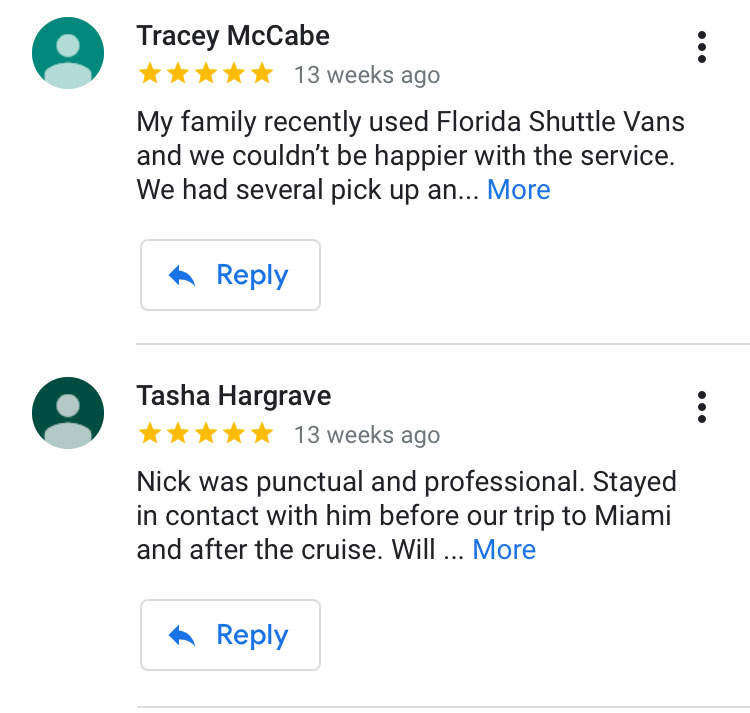 FLL Airport Shuttle Review